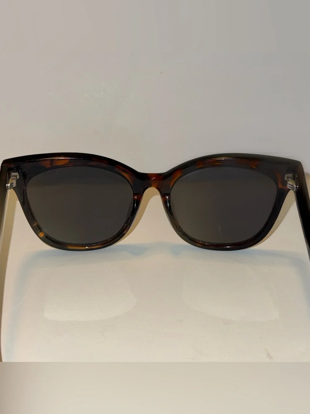 QUAY Australia It's My Way 55mm Cat Eye Sunglass Brown Orange Tortoise Shell